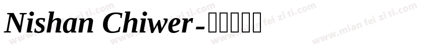 Nishan Chiwer字体转换